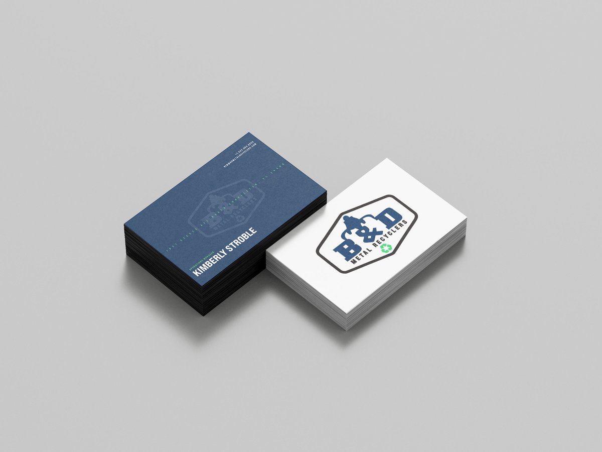 B_and_D_Metal_business cards